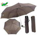 3 fold up flower patterned women wholesale custom manual open umbrella